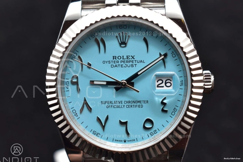 Marker Best DIWF 41 on Arabic Tiffany 904L Dial 1:1 636 Steel 126334 Jubilee SA Casual Bracelet Blue DateJust Edition 1210